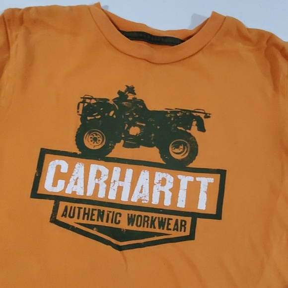 Carhartt Other - Boys orange Carhartt short sleeve tee small 8-10 Carhartt Other - Boys orange Carhartt short sleeve tee small 8-10